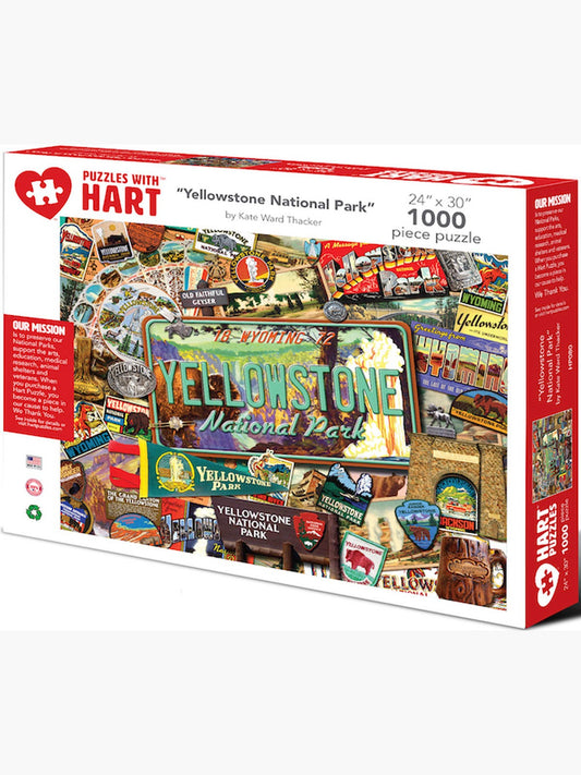 Puzzle Yellowstone National Park1000Pc 24 x 30" Hp080