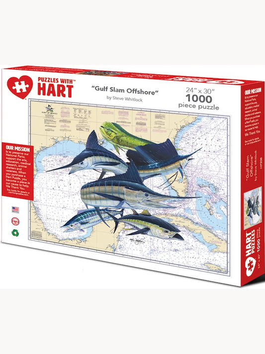 Puzzles Gulf Slam Offshore 1000pc  24 x 30 inch  HP208
