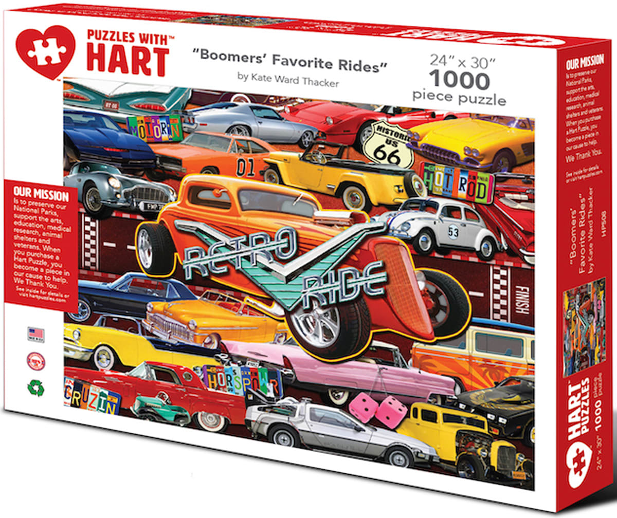 Hart-Puzzle Boomer's Favorite Ride 1000Pc 24 x 30" Hp508