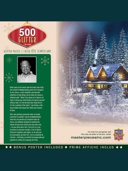 Puzzle 500Pc Sparkle Shine Northern Lights  31856 