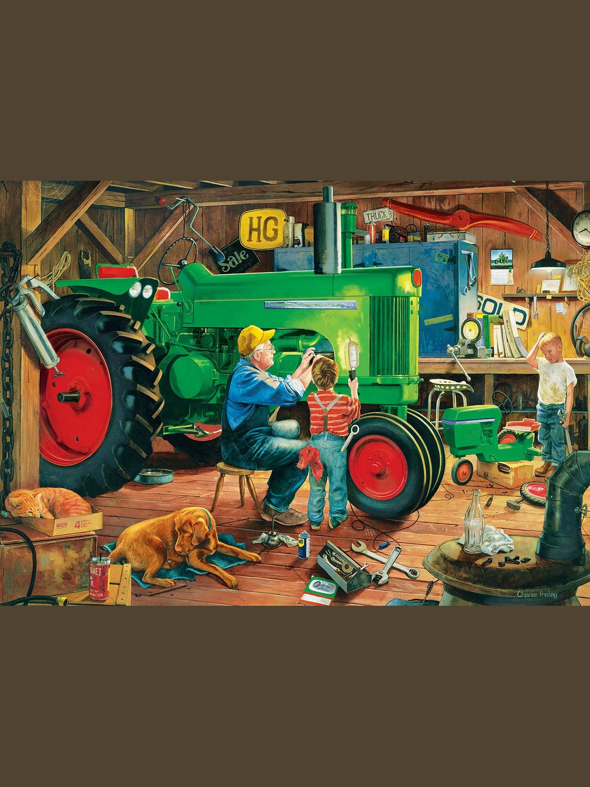 Puzzle 1000 Pc Farm & Country  The Restoration 71919 