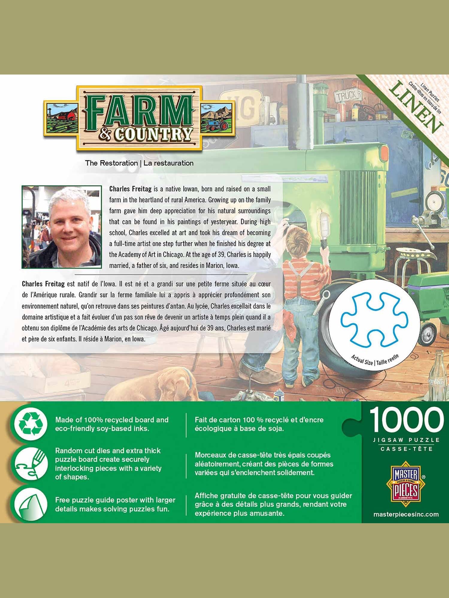 Puzzle 1000 Pc Farm & Country  The Restoration 71919 