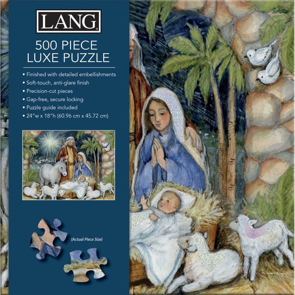 Puzzle Nativity Home For Christmas&nbsp; Luxe 500Pc 5042006