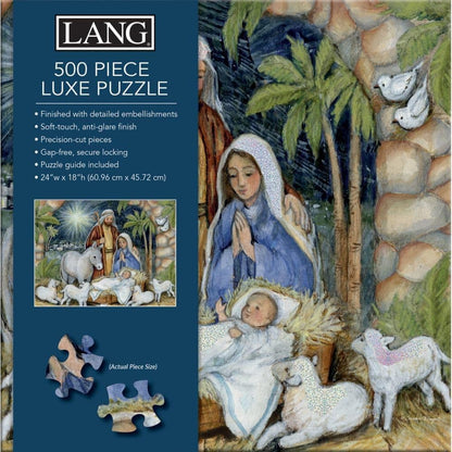Puzzle Nativity Home For Christmas&nbsp; Luxe 500Pc 5042006