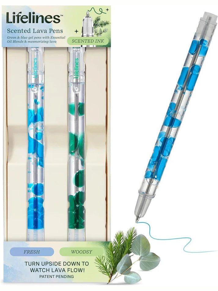 Scented Lava Gel Pens Mountain Air/Deep Woods Ll123066cp12