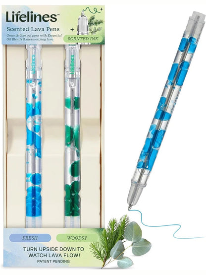 Scented Lava Gel Pens Mountain Air/Deep Woods Ll123066cp12