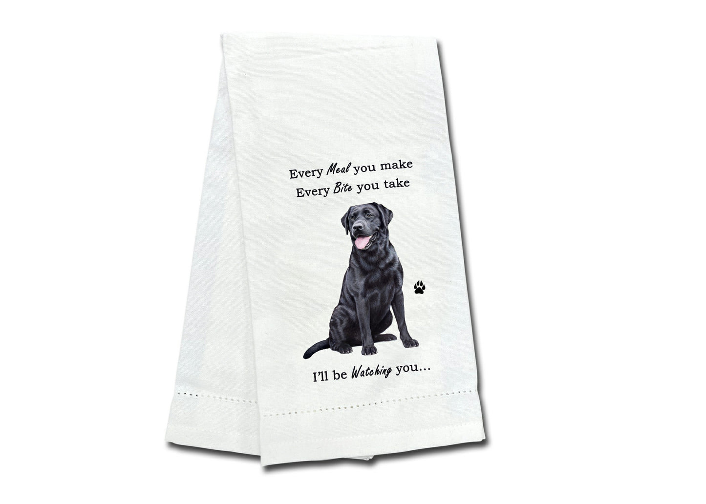 Kitchen Towel - Black Labrador Dog - 711-21 