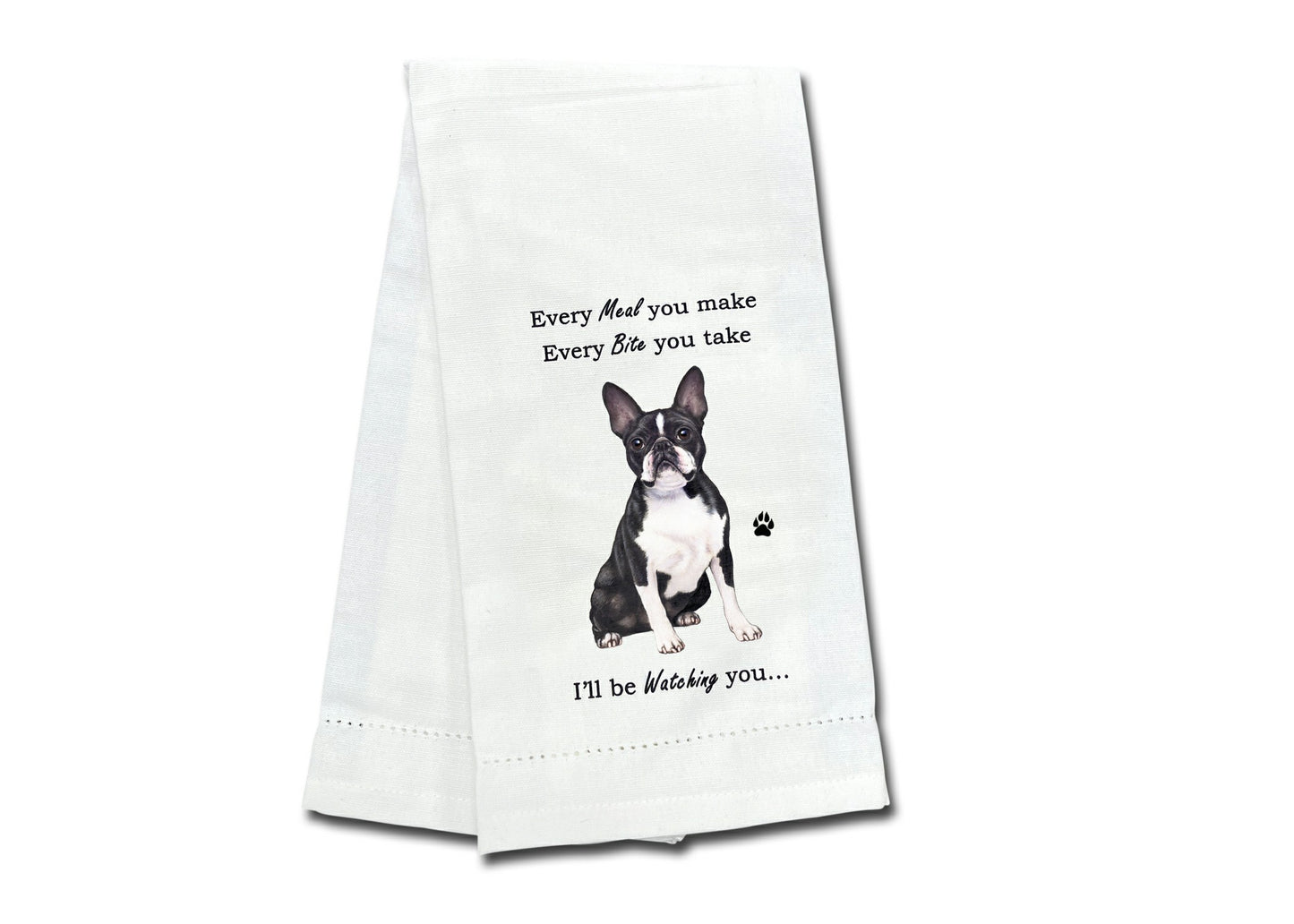 Kitchen Towel - Boston Terrier Dog - 711-76 