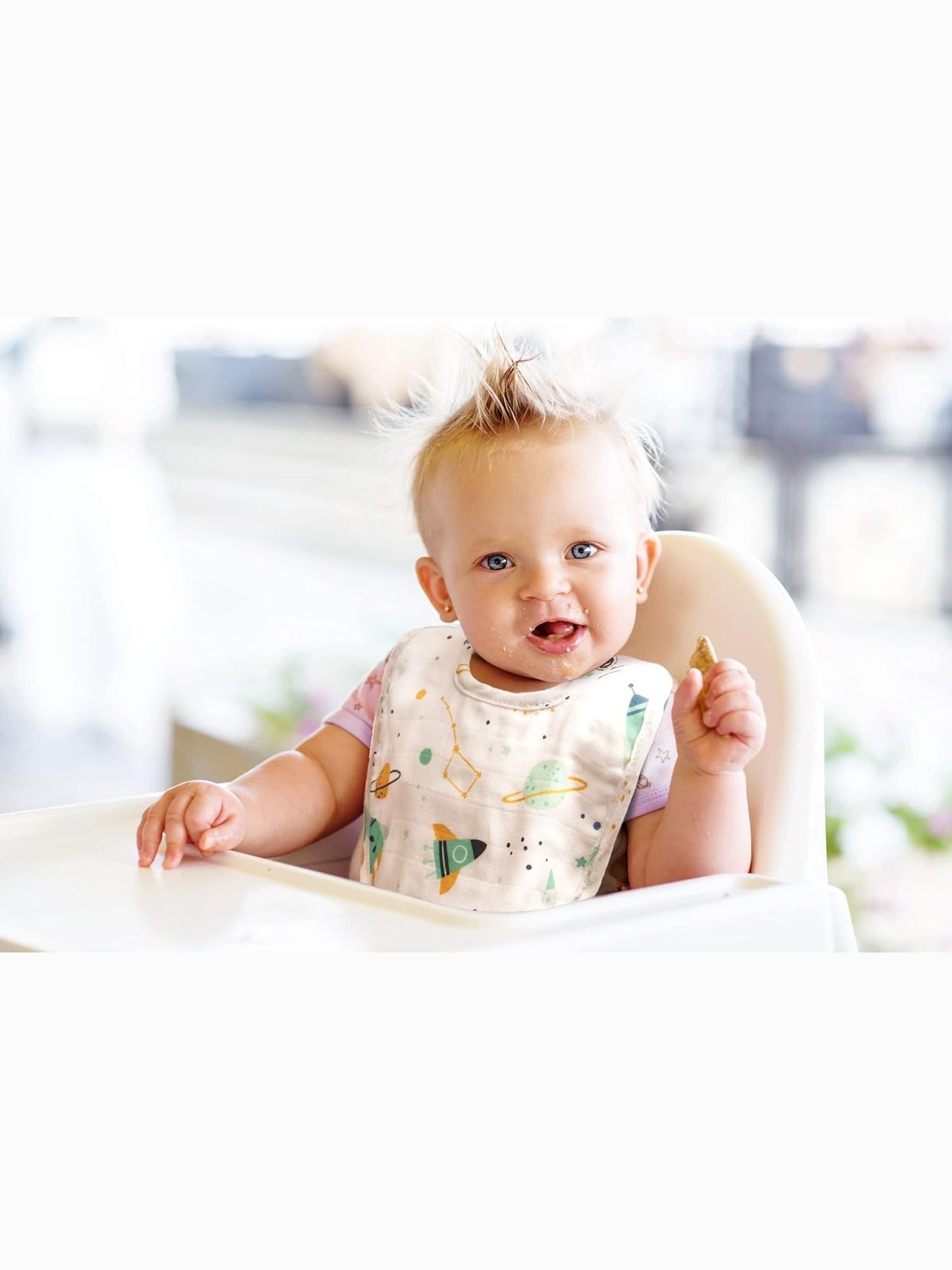 Bib Set Muslin 2pk Zoo Sj-1225-34 