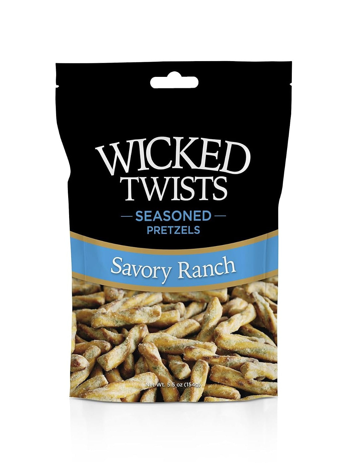 Wicked Twists Savory Ranch Seasoned Pretzels Psr1205