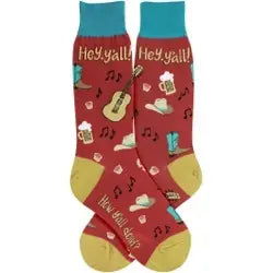 Men's Sock - Hey, Y'all Sock - 7122M 