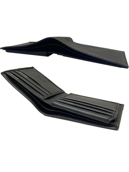 Wallet Bifold Black Leather Rbmw02