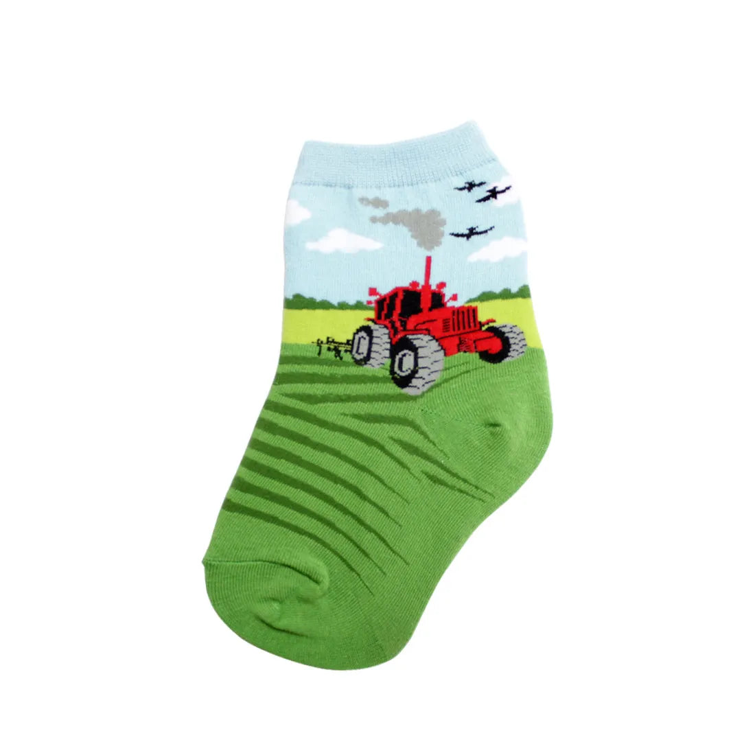 Kid's Socks Two Sizes Available  Red Tractor  Blue/Green 7141 