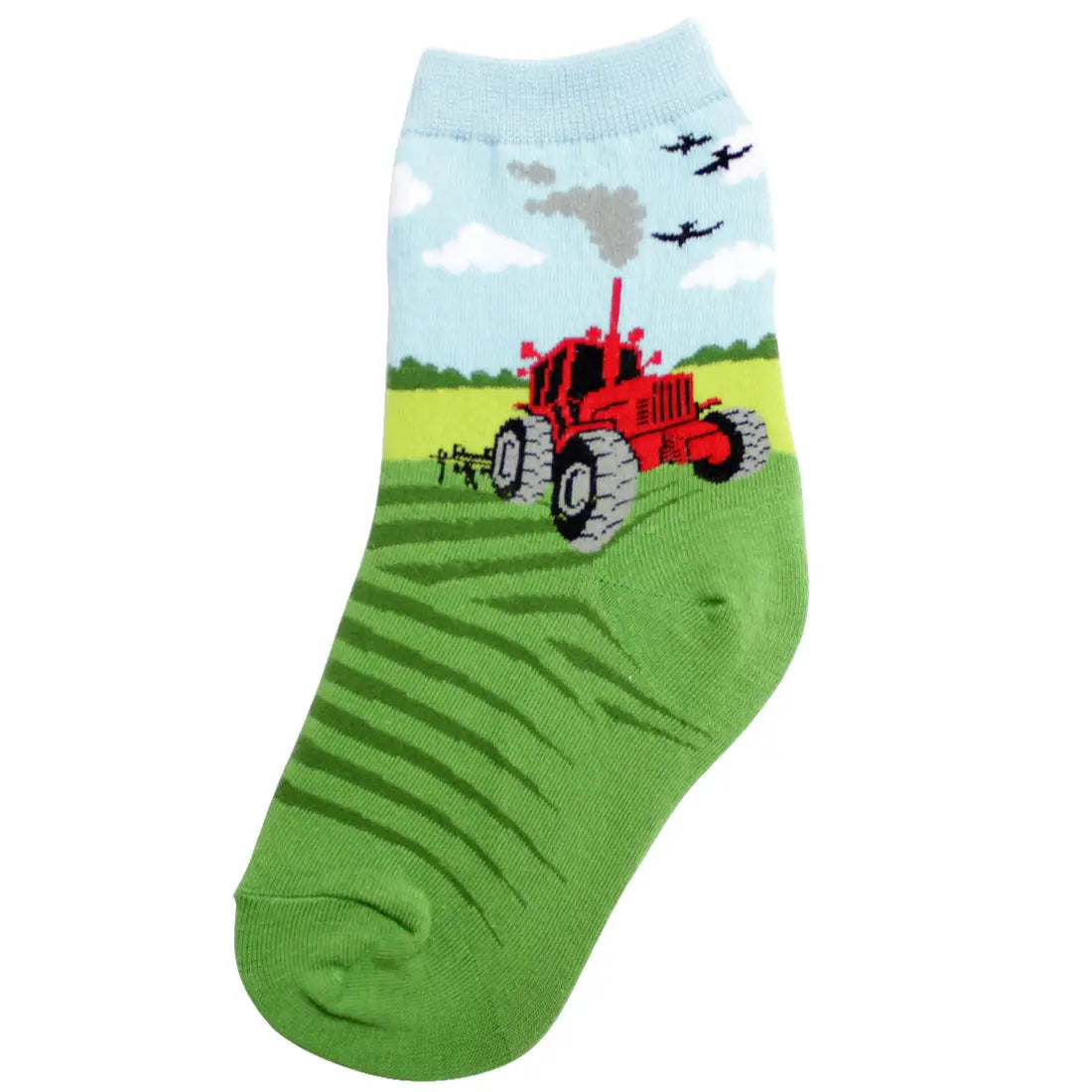 Kid's Socks Two Sizes Available  Red Tractor  Blue/Green 7141 