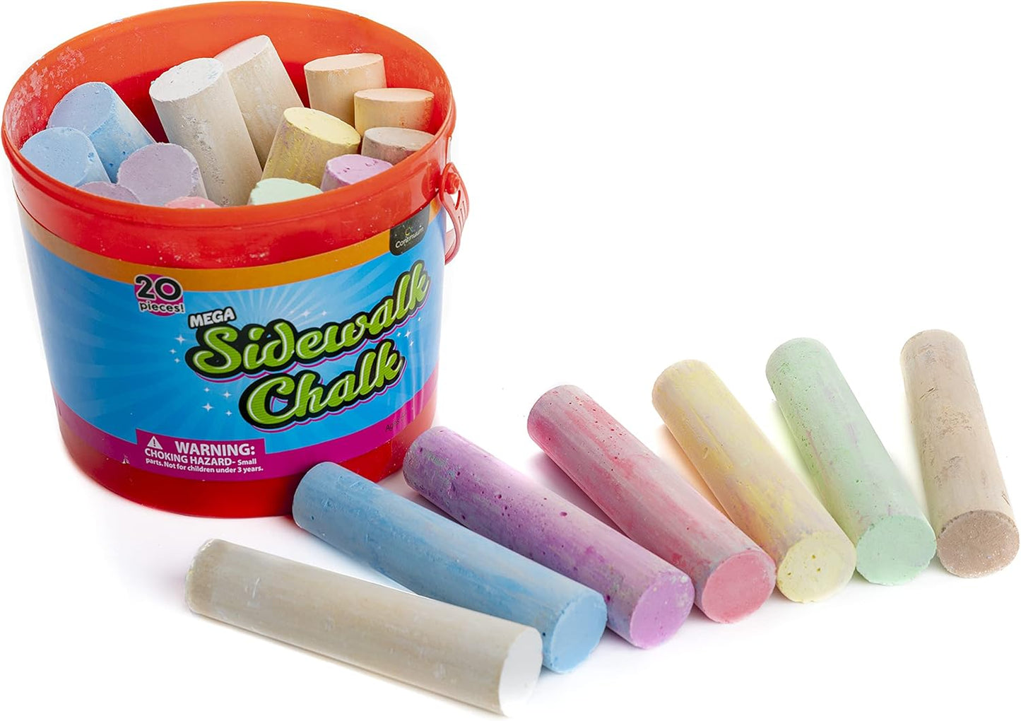 Mega Sidewalk Chalk 20pc Cg0337
