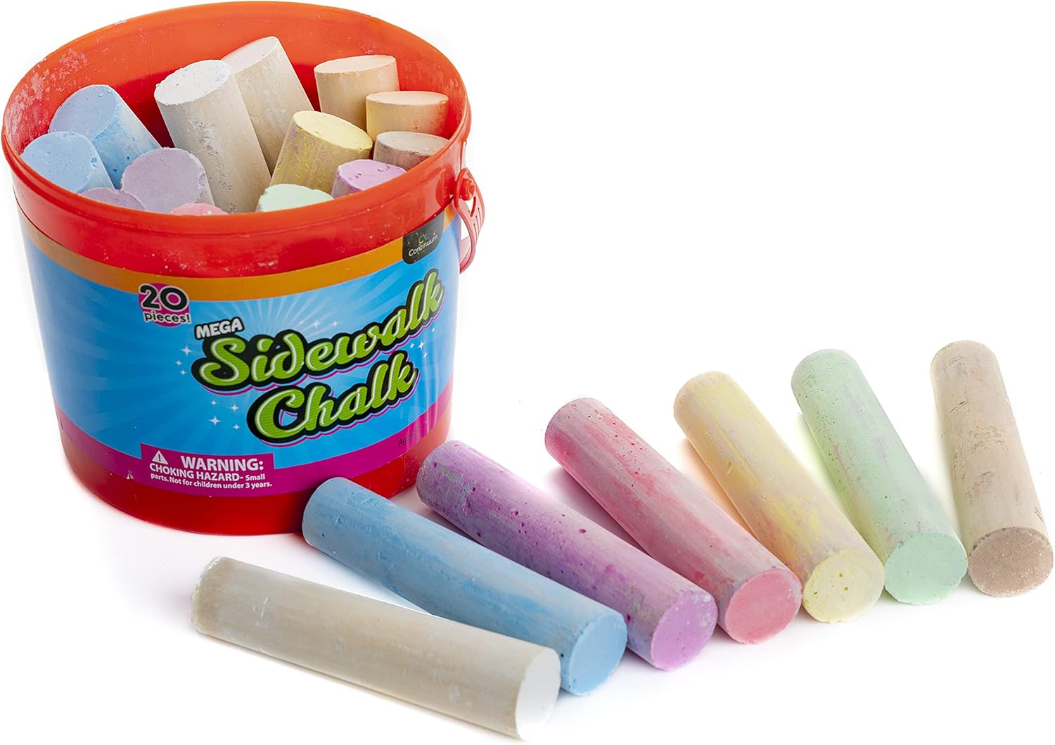 Mega Sidewalk Chalk 20pc Cg0337