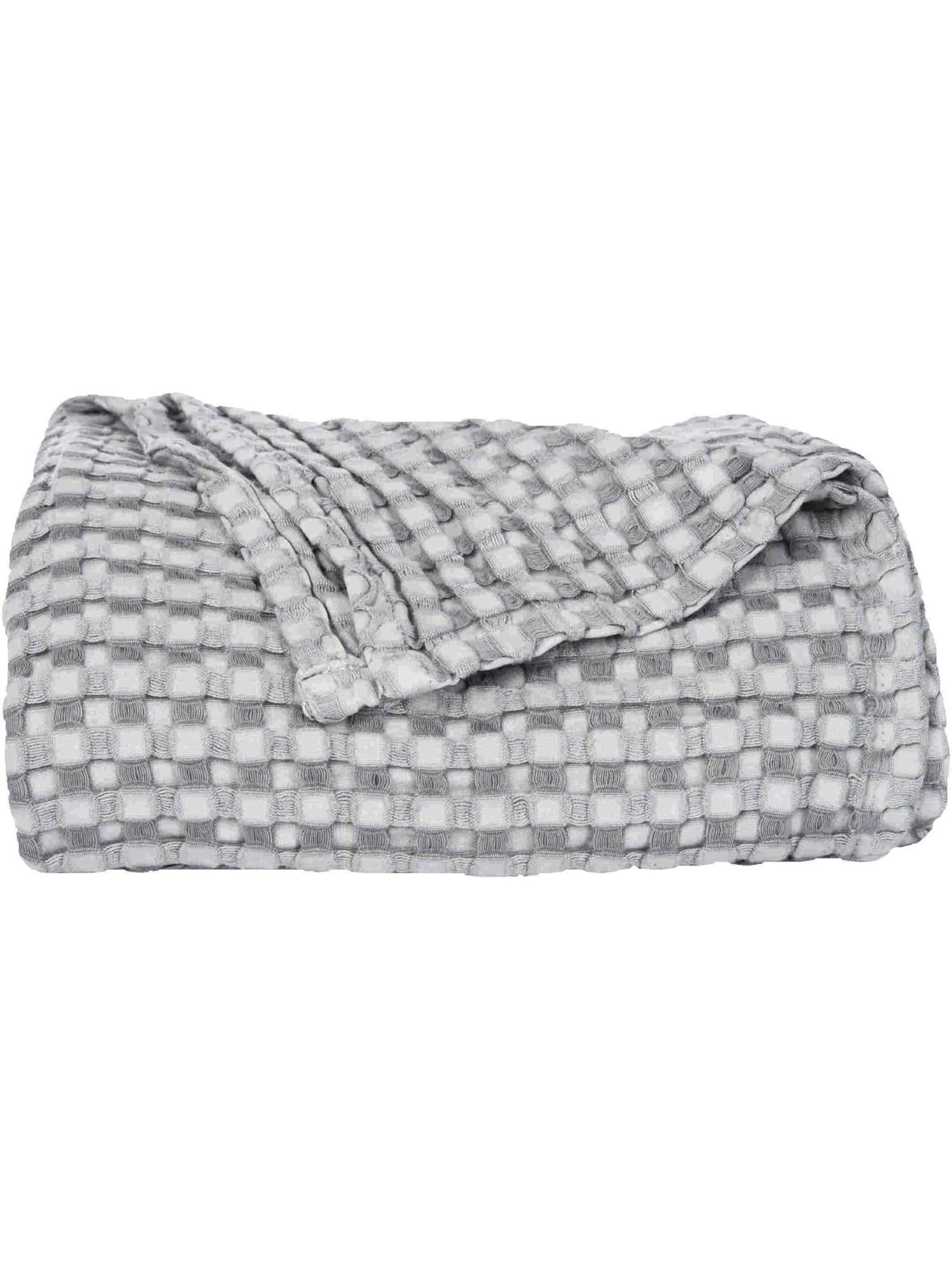 Throw  Silver Bamboo Waffle Blanket  50x70" A82890G.5070