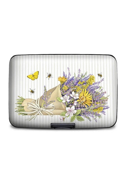 Armored Wallet  Mary Lake Lavender Bouquet 71655 