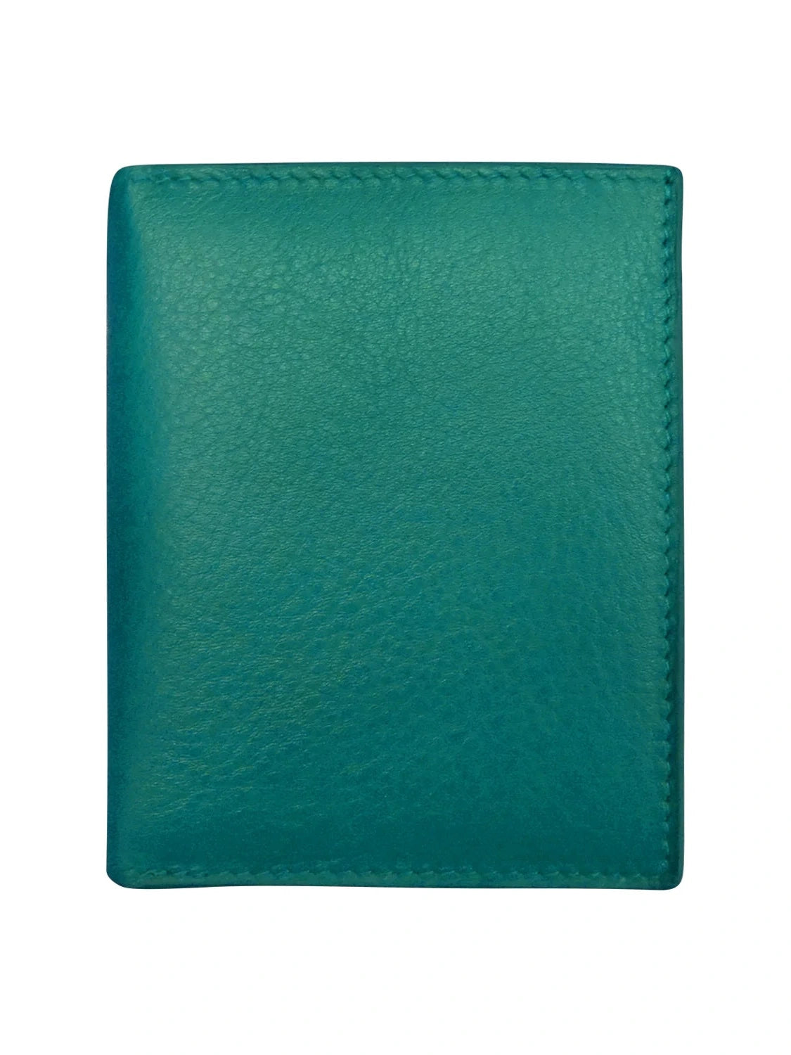 Wallet Small Snap Zipper Aqua Leather 7177 