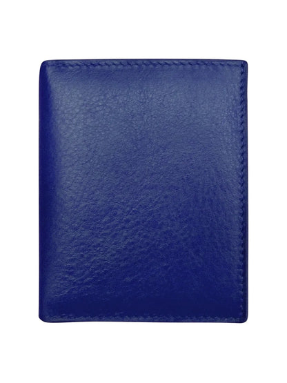 Wallet Small Snap Zipper Cobalt Leather 7177 