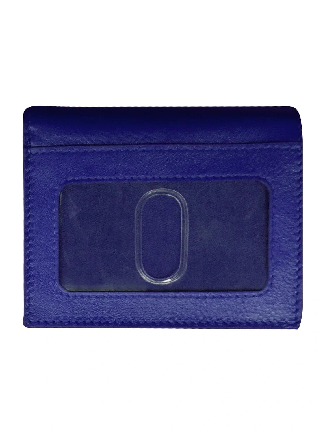 Wallet Small Snap Zipper Cobalt Leather 7177 