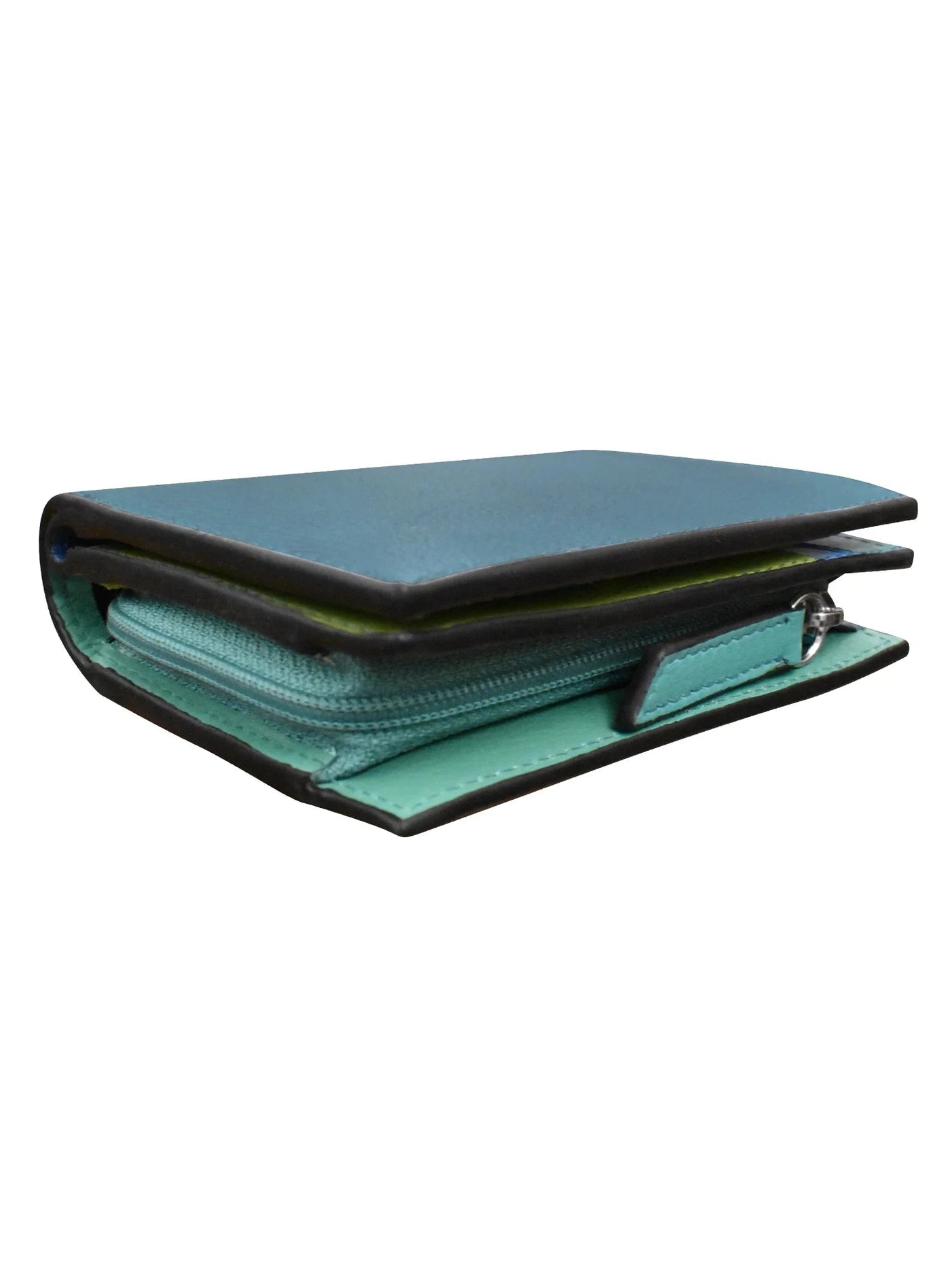 Wallet Small Snap Zipper Serenity Multi Leather 7177 