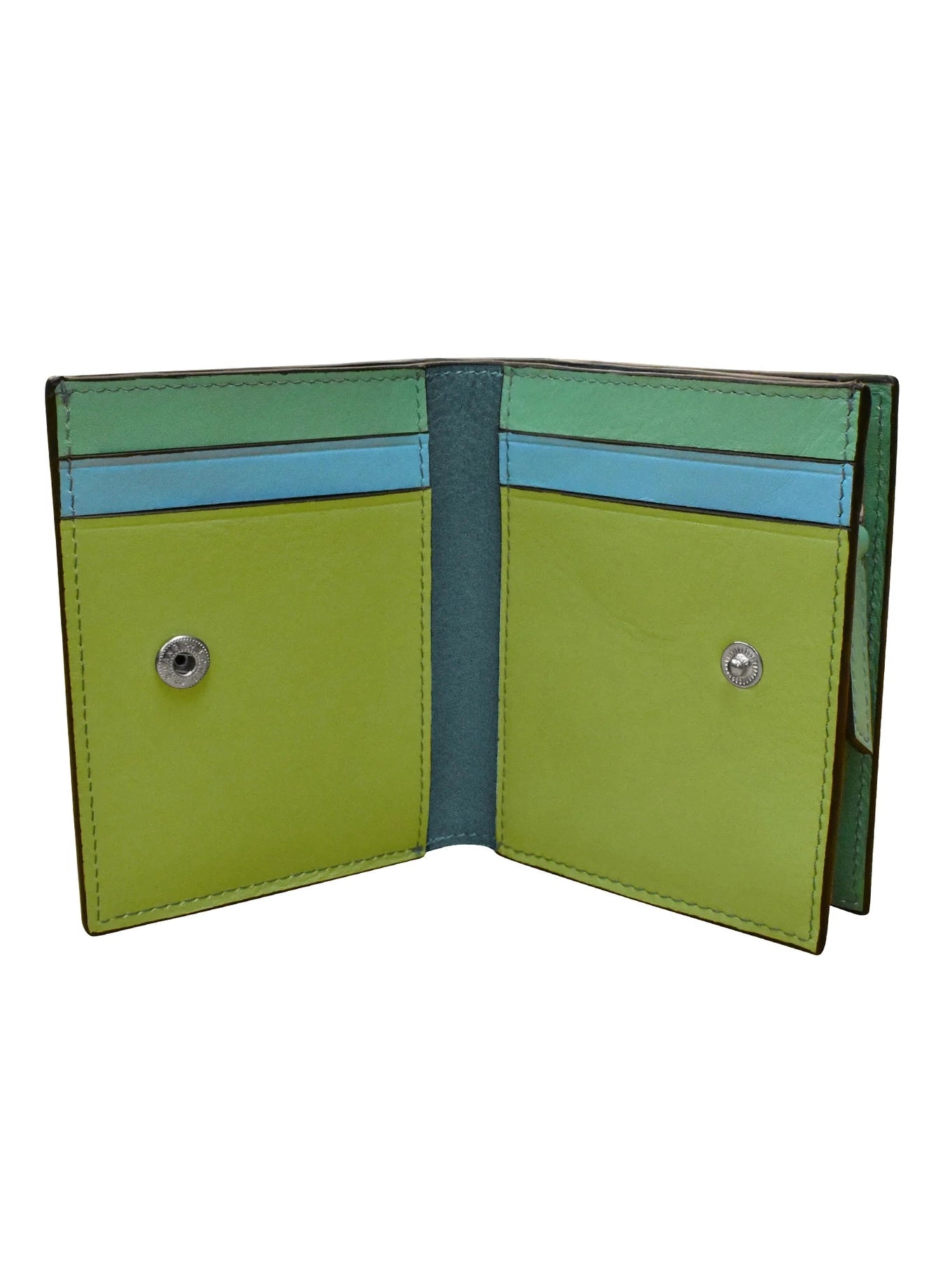 Wallet Small Snap Zipper Serenity Multi Leather 7177 