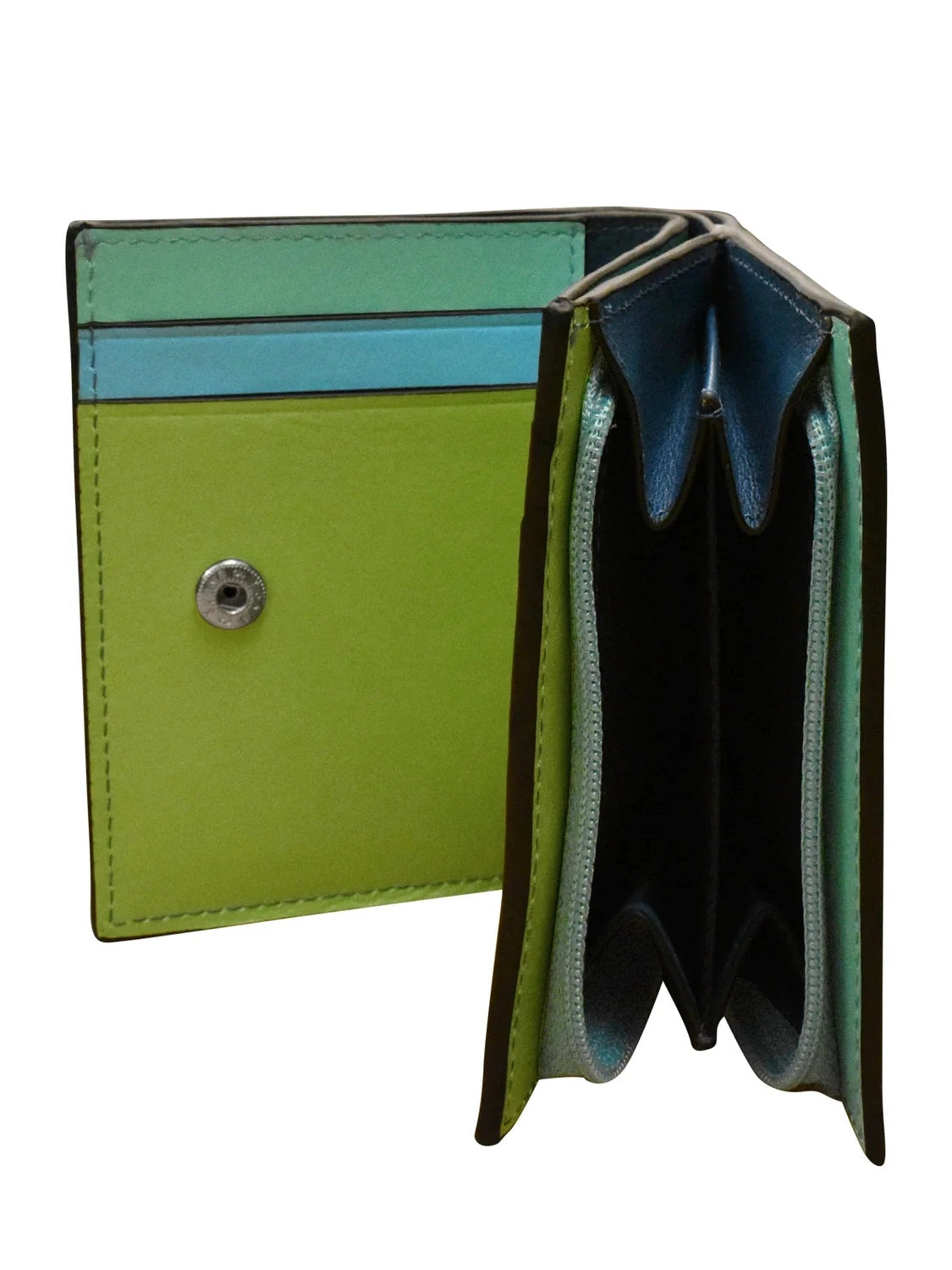 Wallet Small Snap Zipper Serenity Multi Leather 7177 