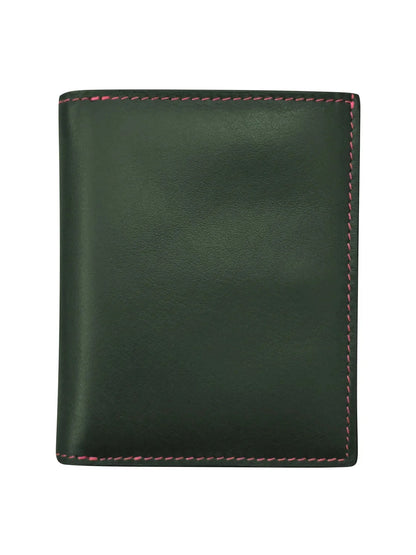 Wallet Small Snap Zipper Forest Multi Leather 7177 