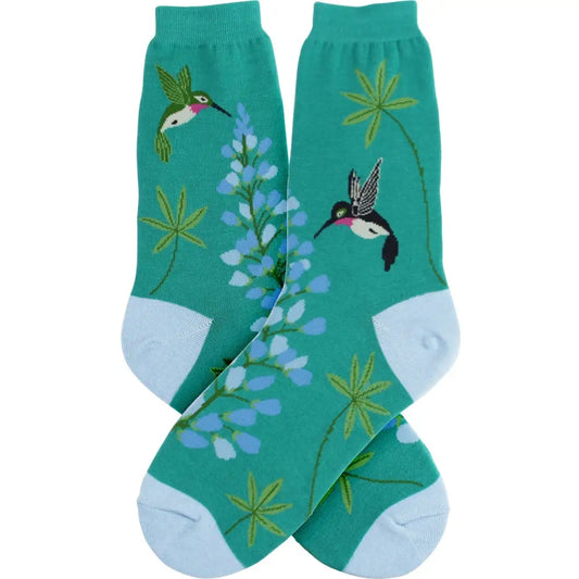 Women's Sock Humming Bird Green 7179 