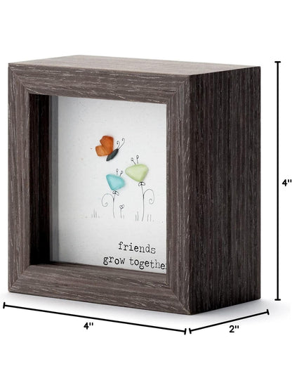 Shadow Box Friends Grow Together Butterfly/Flower 1004370151