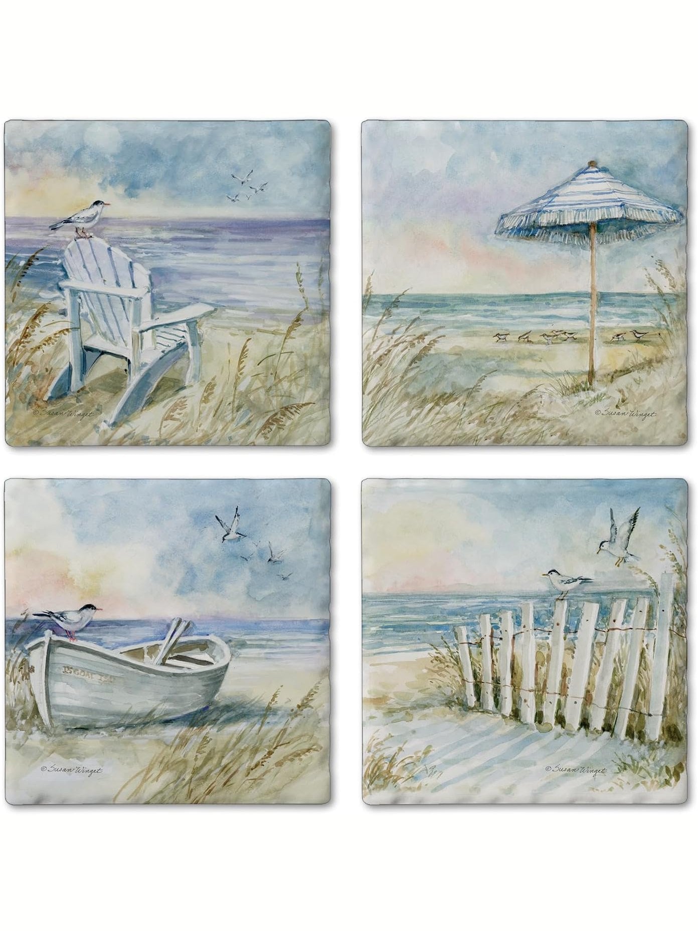 Coaster Coastal Sanctuary&nbsp; 4Pk 4x4" 05-03051