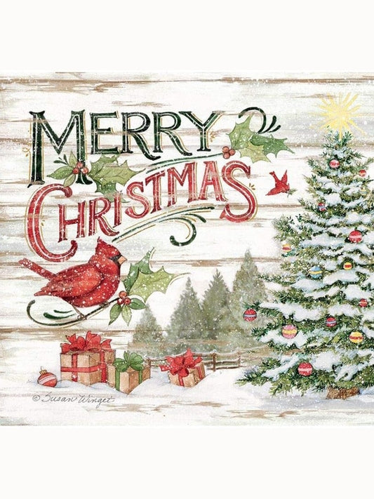 Card Christmas Pine Forest Assorted 18Pk  1004866