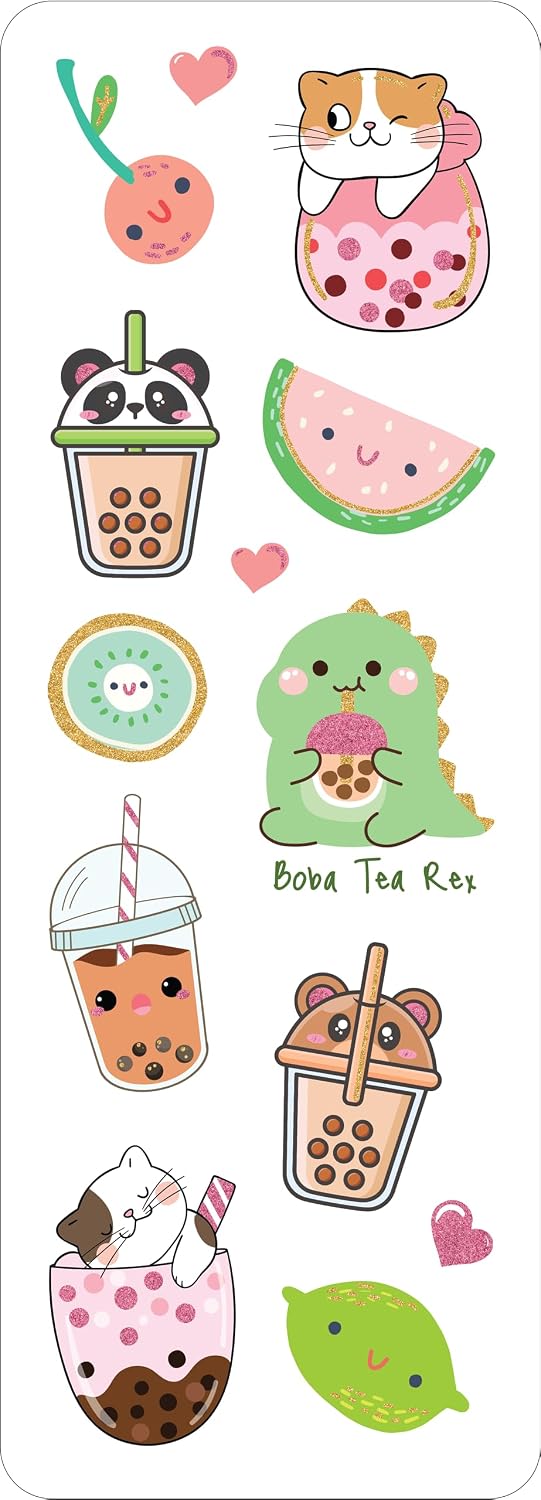  Sticker Set Bubble Tea 70pc 344625