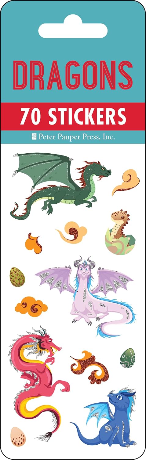 Sticker Set Dragons 70pc 347121