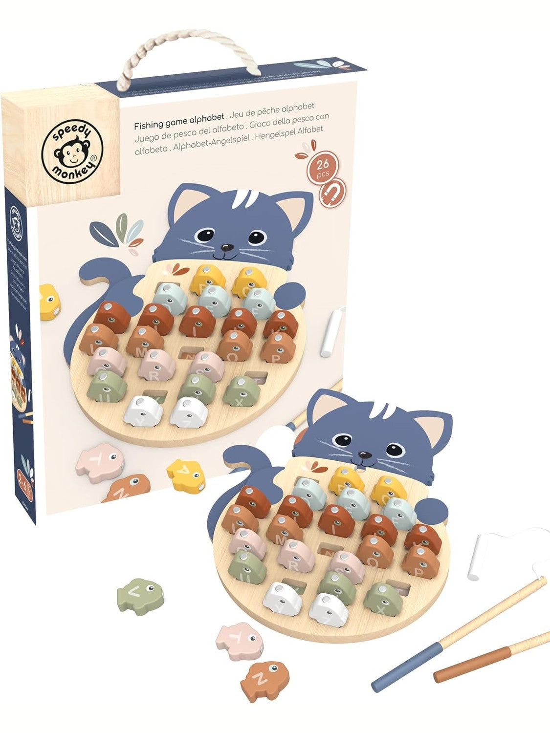 Fishing Wooden Alphabet Game SP1049