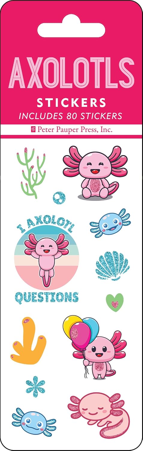PeterPP- Sticker Set Axolotls 80pc 343727