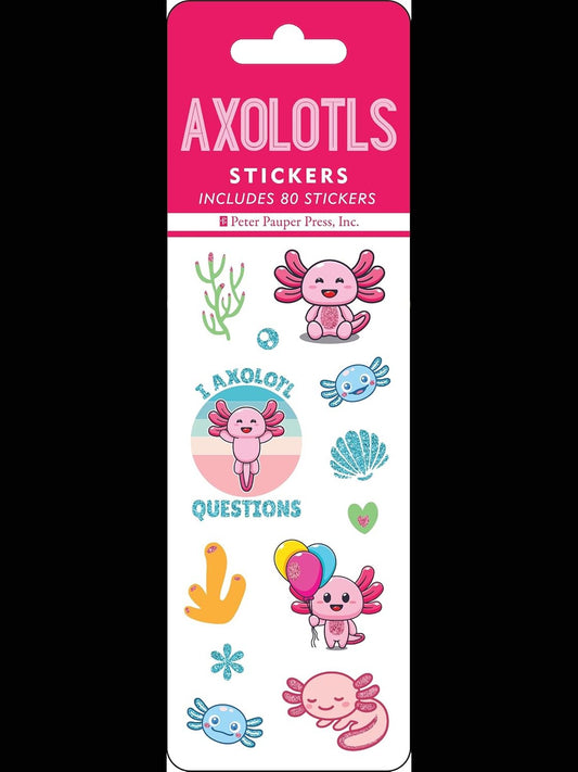 PeterPP- Sticker Set Axolotls 80pc 343727