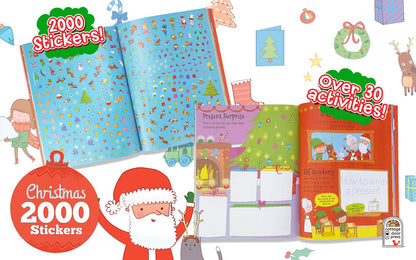 Book 2000 Stickers Christmas Children 390831 