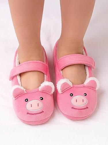 Slippers Baby Patch Pal Pink Pig  bmjfa-pig