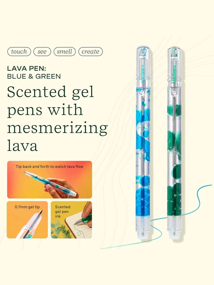 Scented Lava Gel Pens Mountain Air/Deep Woods Ll123066cp12