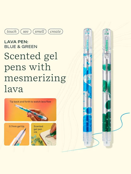 Scented Lava Gel Pens Mountain Air/Deep Woods Ll123066cp12