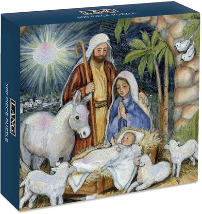 Puzzle Nativity Home For Christmas&nbsp; Luxe 500Pc 5042006