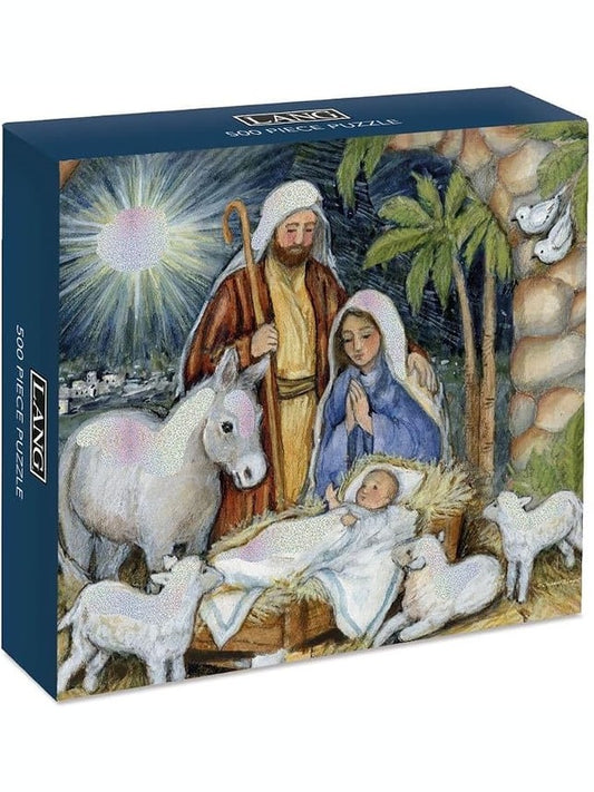 Puzzle Nativity Home For Christmas&nbsp; Luxe 500Pc 5042006