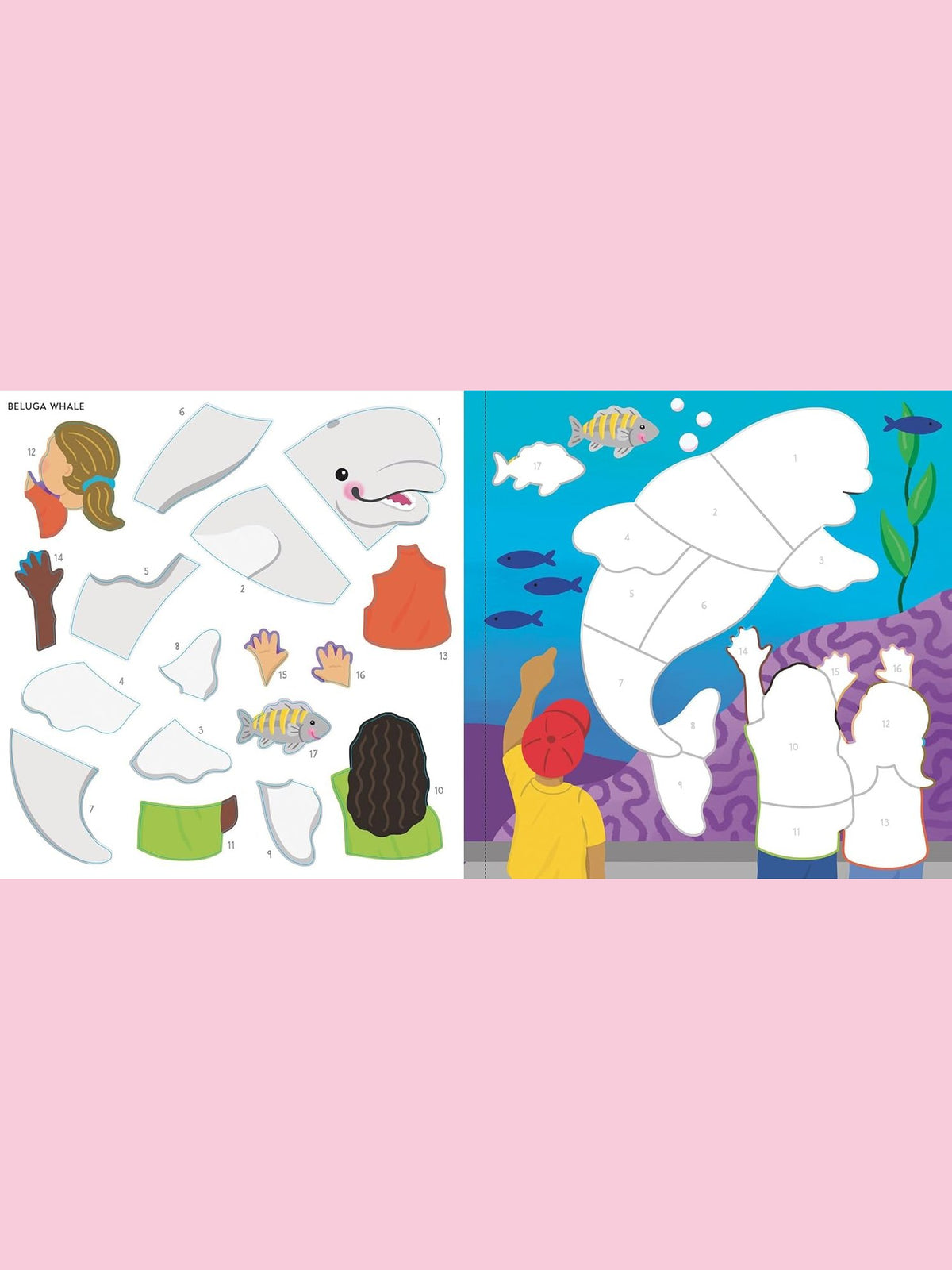 Color By Sticker&nbsp; At The Aquarium&nbsp; 14 Scenes&nbsp; 346148