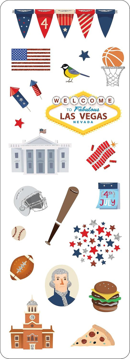 Sticker Set America 110pc 347114