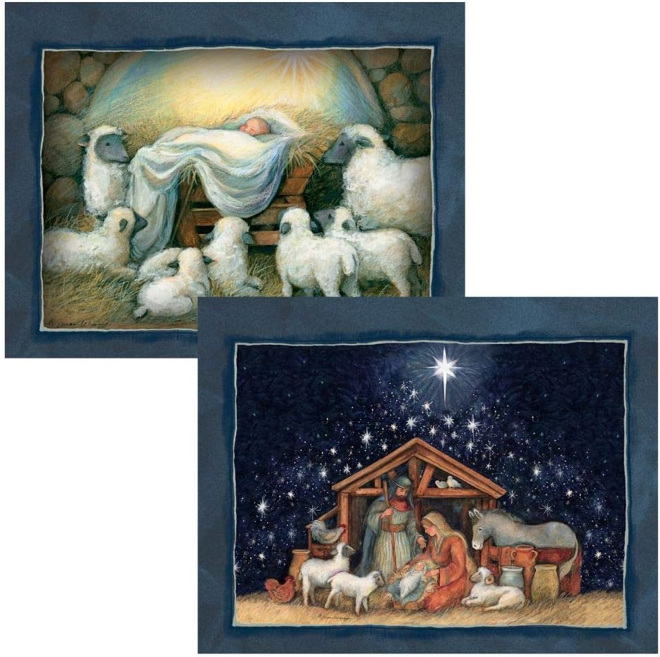 Lang-Card Christmas&nbsp; Nativity Assorted 18Pk&nbsp; 1008105