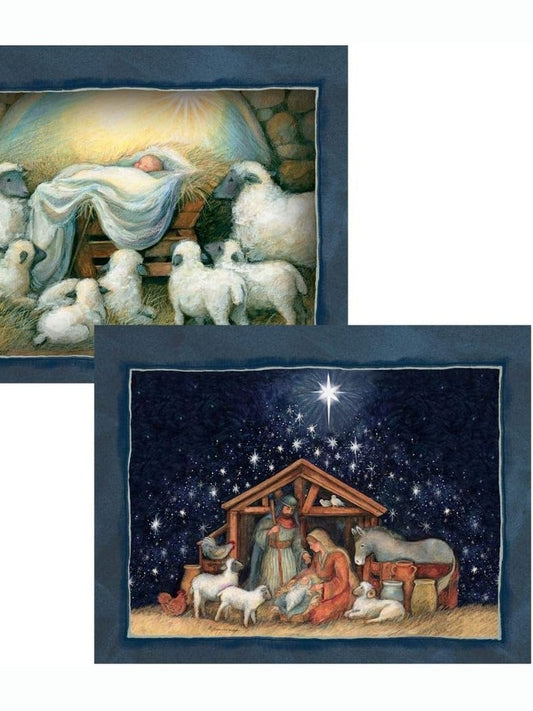 Lang-Card Christmas&nbsp; Nativity Assorted 18Pk&nbsp; 1008105