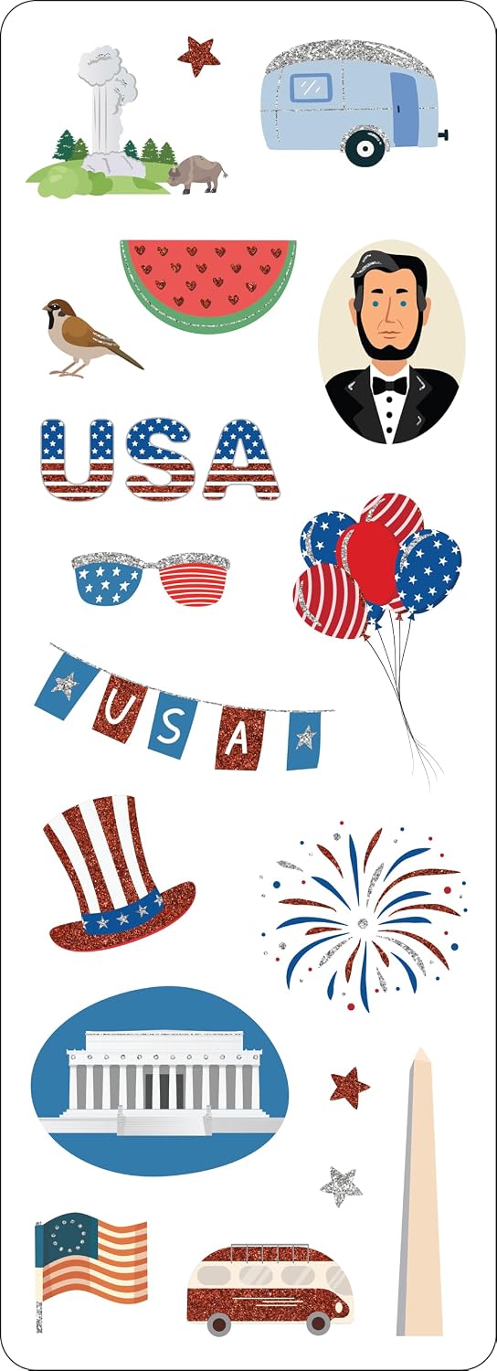 Sticker Set America 110pc 347114