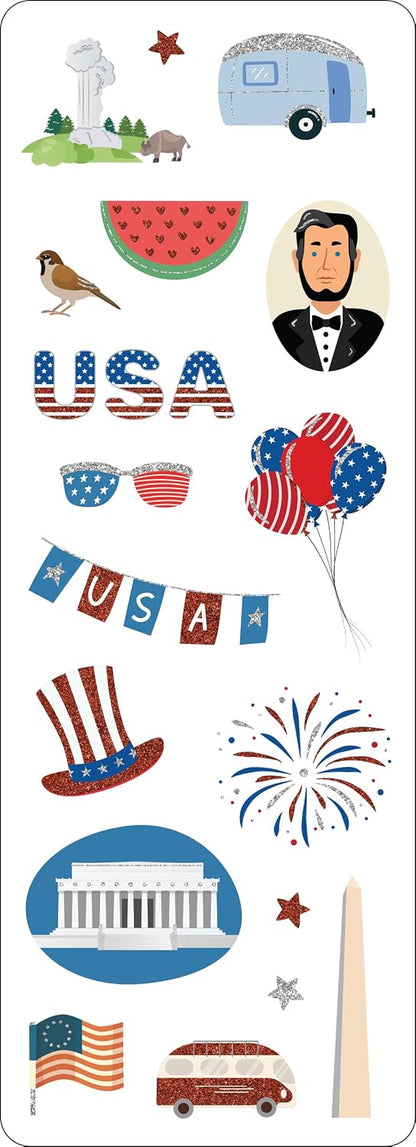 Sticker Set America 110pc 347114